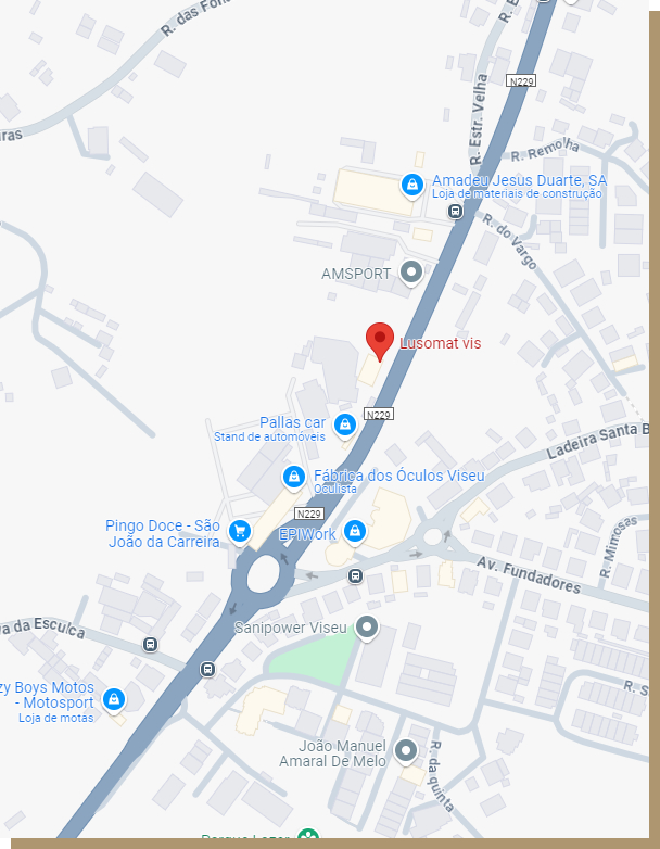 Mapa Localização Lusomat