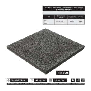 Mosaico Marmorite Liso Polido Pedra Miúda (Ref.:M22-3015)