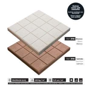 Mosaico Texturado Tipo "16 Tacos" (Ref.:M26-3116)