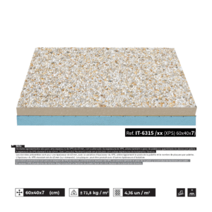 Placas Thermoprotect Tipo Godo Branco Miúdo (Ref.: IT-6315)