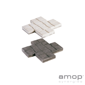 Calçada Alternativa Branco/Preto