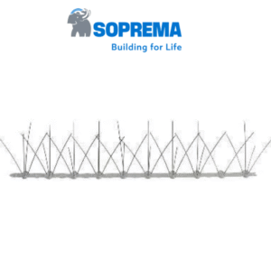 Espanta passaros plástico com espigões INOX