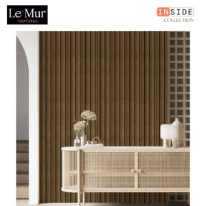 Painel Ripado WPC - Dark Oak