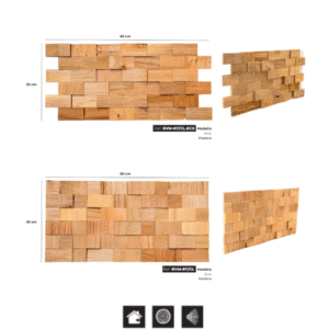 Revestimento Quadrado Madeira Retângulo (Ref.: RVM-RT)